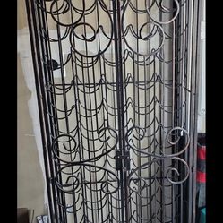 Rubbed Bronze 75 bottle Wine Rack 