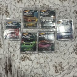 Hot Wheels Premium Fast And Furious "Original Fast" Complete Set Of 5 Cars & Hot Wheels 2019 - Nissan Skyline GT-R (BNR34) (Gray) Fast & Furious
