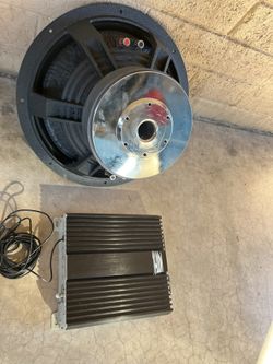 Mrmusicman 15 Inch Subwoofer w/1600w Amp - $350