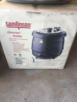 Soup warming kettle. NSF