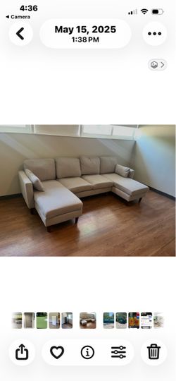George Oliver 101" Modular Sectional Sofa with Double Chaise