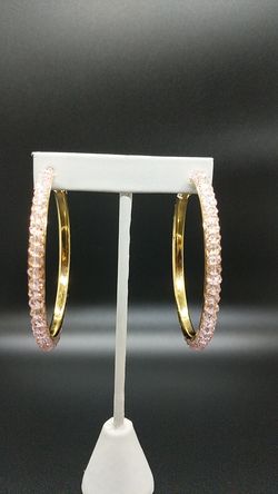 Hoop earrings gold plated
