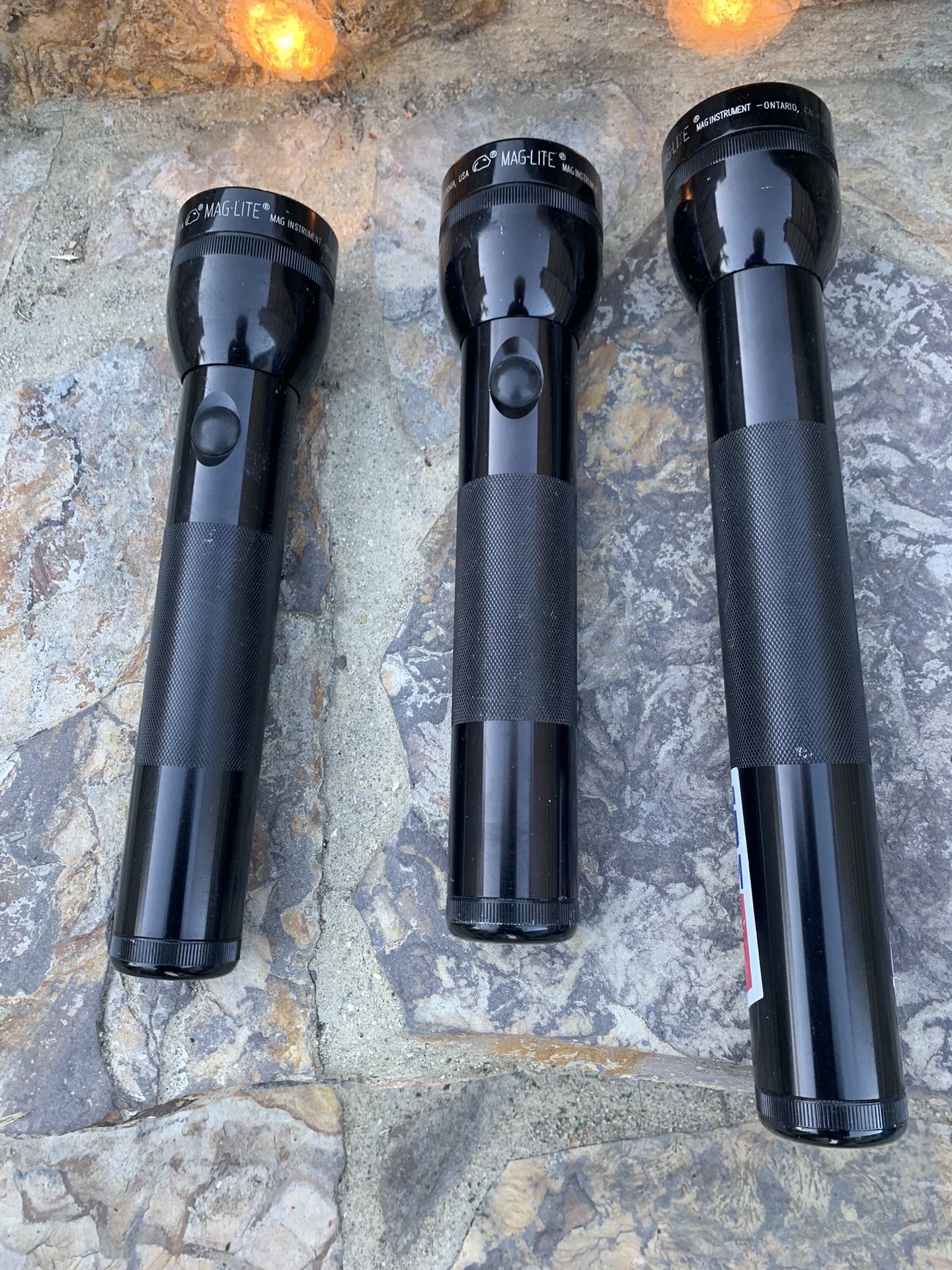 MAG LIGHT flashlights Three For 20.00
