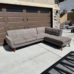 Sectional Couch (Gray) 