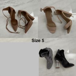 3 Pairs Of Heels 