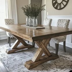 Custom Built - Rustic Dining Table - Local Woodworker