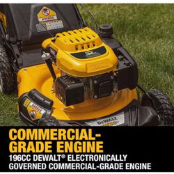21 in. 196cc E-GOV Engine 3-in-1 Gas RWD Self-Propelled Lawn Mower with High Rear Wheels