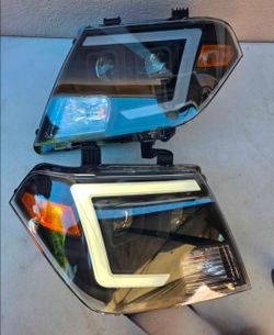 09-21 Nissan Frontier LED DRL Projector
Headlights Luces Focos Micas Faros Faroles Headlamps
