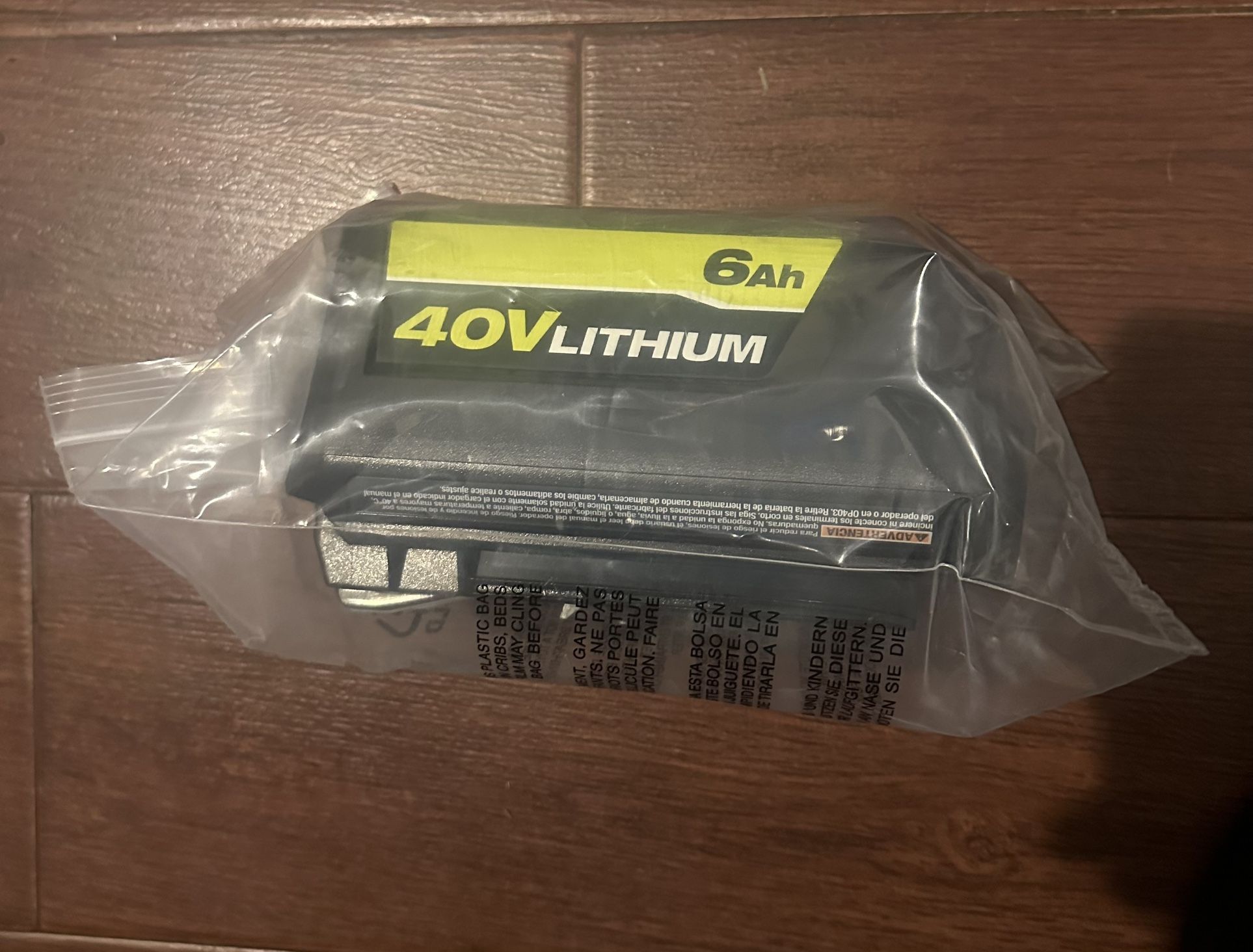 RYOBI 40V 6Ah Lithium Battery