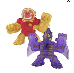New Goo Jit Zu Sun Fire Blazegon Vs Terrack Action Figures Galaxy Attack 2021