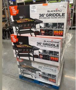 Blackstone 36" Outdoor Griddle - 4-Burner - With Hard Cover - NEW - Model 2151