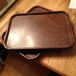 Heavy brown trays