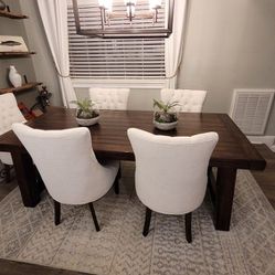 Pottery Barn Dining Table And Chairs 