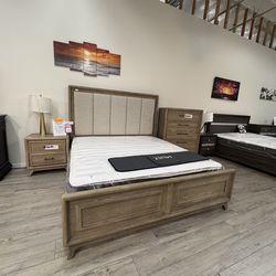 EK 3pc SOLID WOOD BEDROOM SET