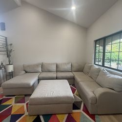 Used Couch & ottoman for sale