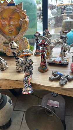 Talavera art for dia de los muertos