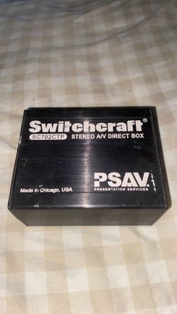 Switchcraft SC700CTP Stereo A/V Direct Box