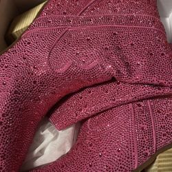Hot Pink Cowgirl Boots Size 8