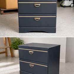 Charcoal nightstand