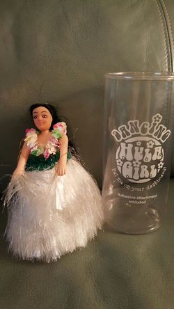 Vintage Dashboard Hula Girl
