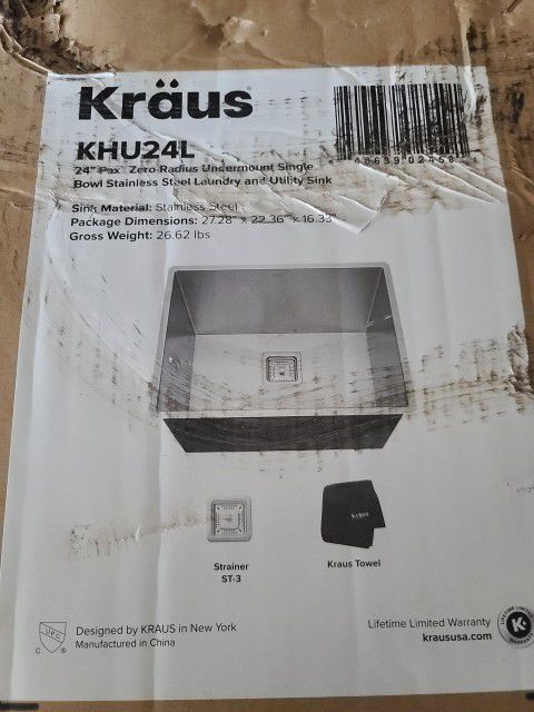 Kraus - Sink 24inch
