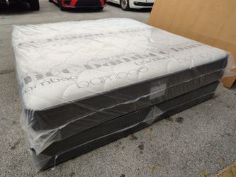 NEW MATTRESS KING SIZE WITH BOX SPRING