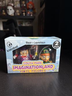 South Park 3" Vinyl Figure Imagination Land 2 Pack Mayor and Leprechaun Kidrobot