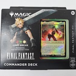 Magic The Gathering Finaly Fantasy Commander Deck Limit Break