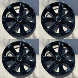 14” black rim covers wheel rim covers set of 4pcs tapas de rin 14 negras tapacauchos polveras
