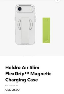 Heldro Air Slim FlexGrip™ Magnetic Charging Case