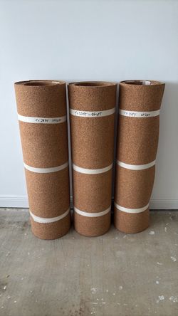 1/4 “ Cork underlayment