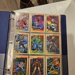 1991 Marvel Universe Series II: Complete Base Set Trading Cards 1-162