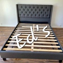 BRAND NEW QUEEN PLATFORM BED FRAME WITH MATTRESS INCLUDED $369