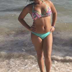La Hearts Bikini Top And L*Space Bikini Bottom 