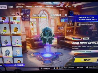 Fortnite gummy Gem Grim sprite