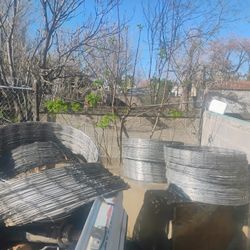 7 Rollos De Alambre De Navajas Para Serco