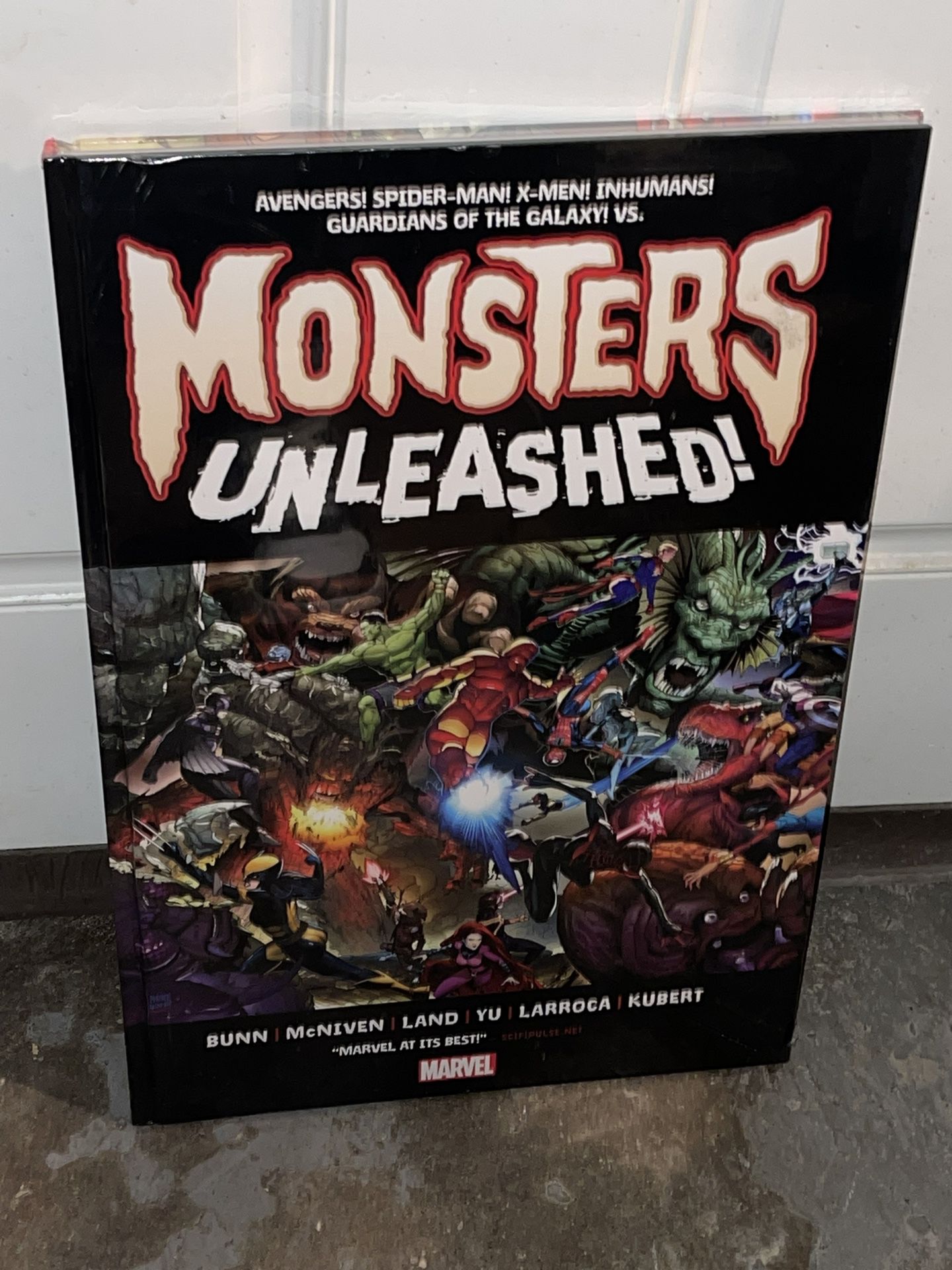 Official Monster Unleashed Marvel Book Brand New Big Sealed Great Condition MMU.