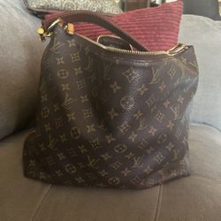 Authentic Louis Vuitton Delightful MM Hobo Purse