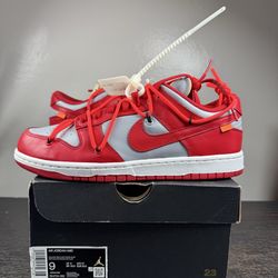 Nike Off White Dunk Low “University Red”