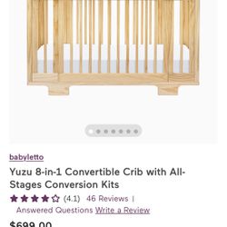 Babyletto Yuzu 8 in 1 Convertible Crib
