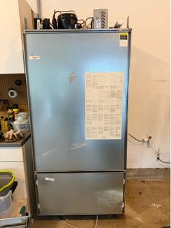 Sub-Zero 36” panel-ready fridge & freezer