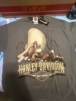 Vintage headstock with tags Harley Davidson