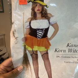 Candy Corn Witch Costume 