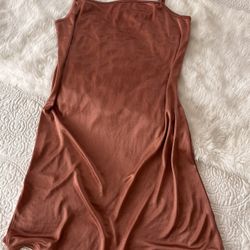 $2 Women’s Large Pink Silky Slip Nightgown 