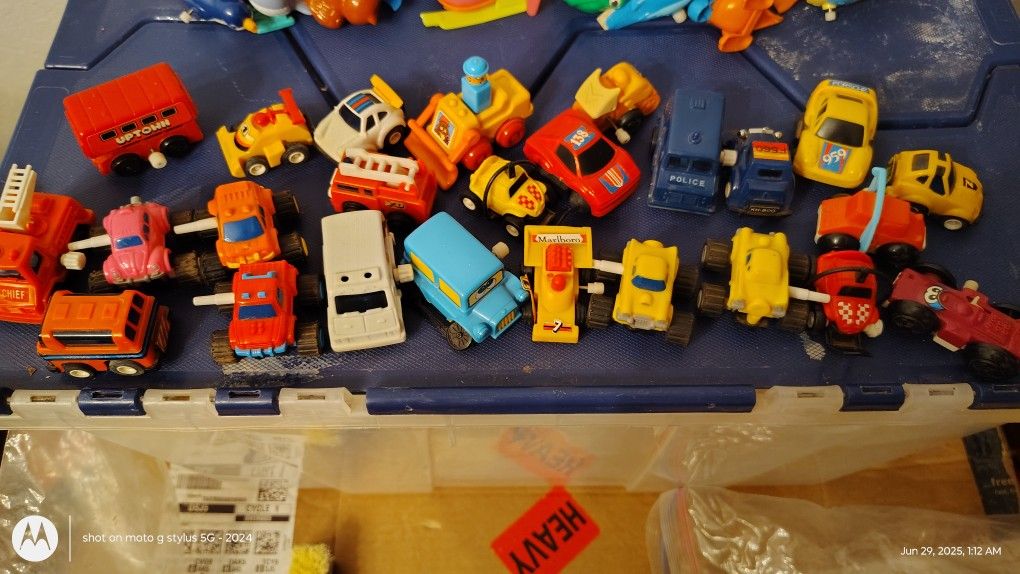 Vintage Tomy WIND-UP toys bundle lot vehicles