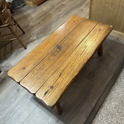 Vintage Oak Coffee Table