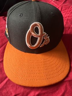 Baltimore Orioles 50th Anniversary Side Patch New Era Fitted Hat