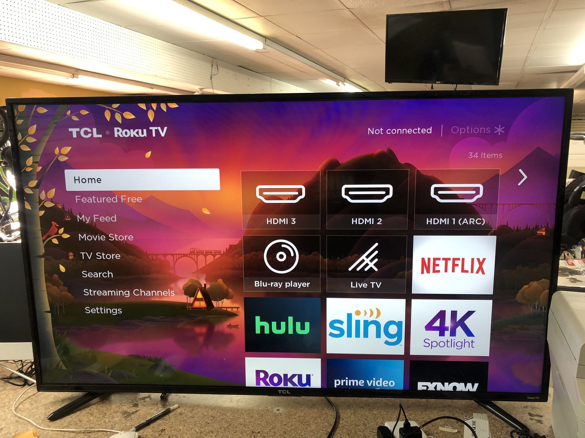 55” TCL Roku Tv
