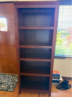 Wood bookshelf