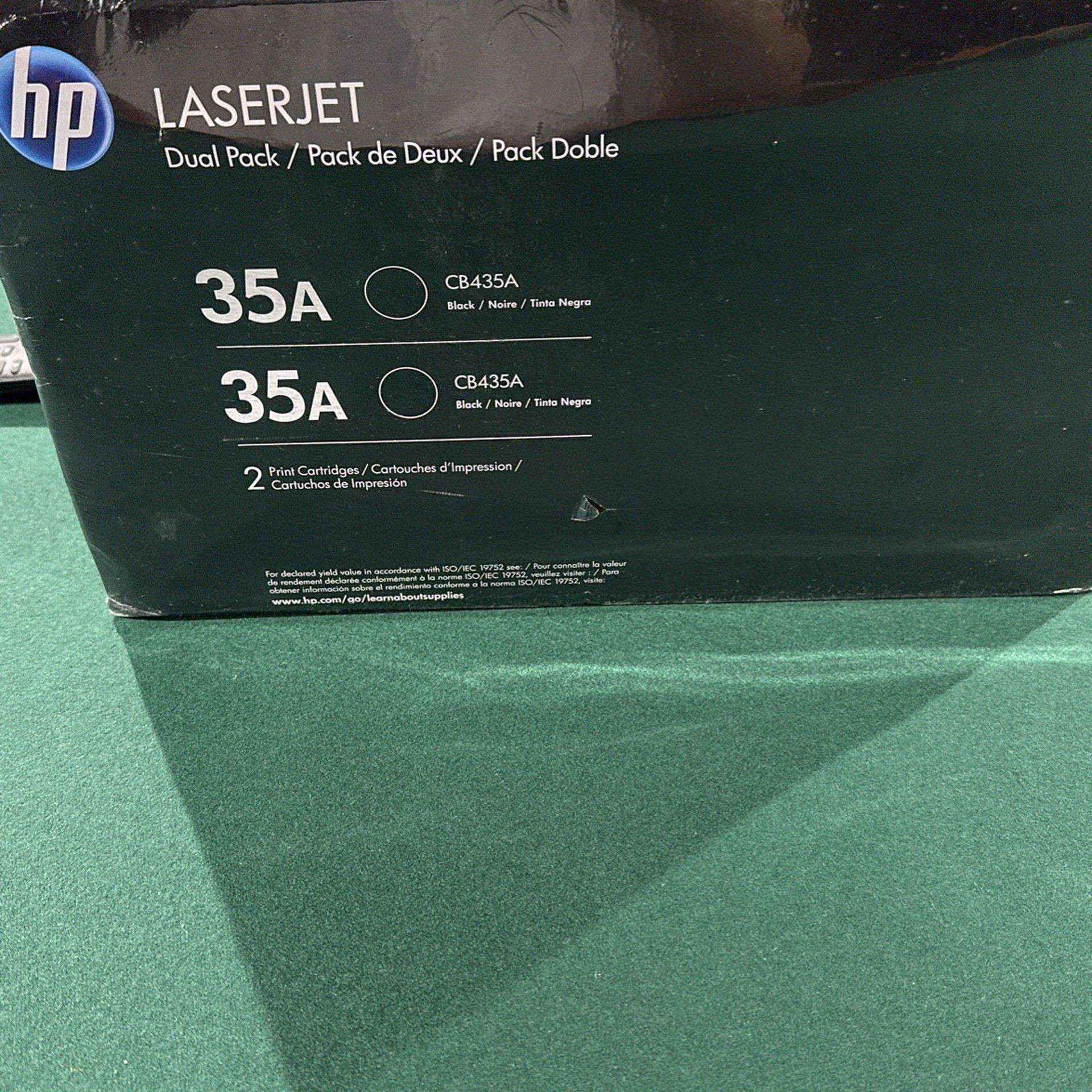H P Laserjet Dual Pack 35A Print Cartridge